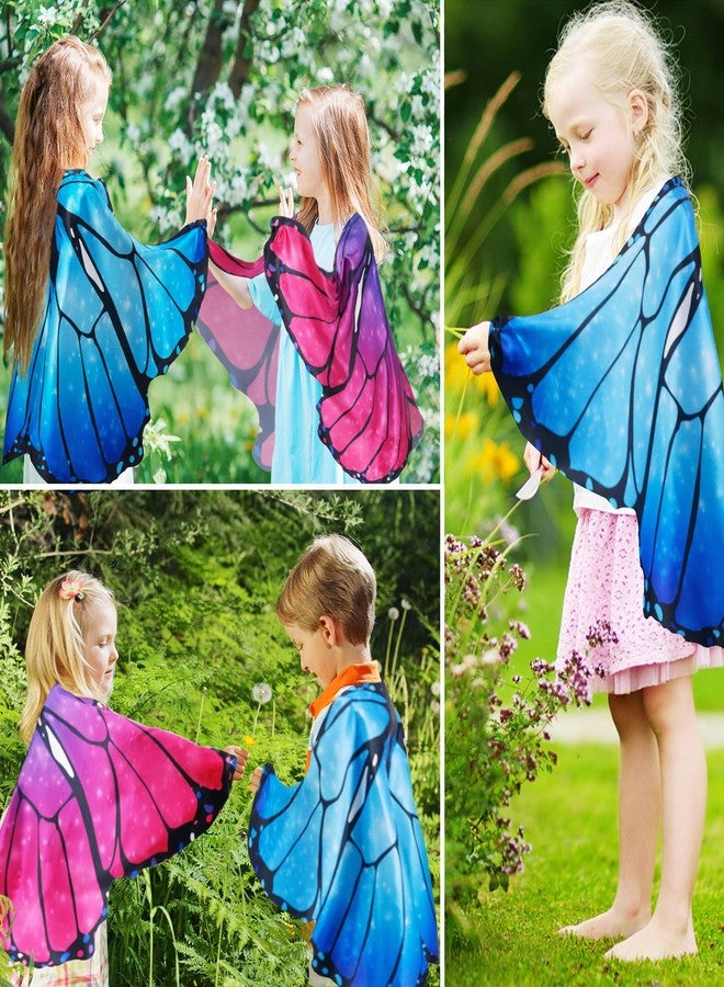 D.Q.Z Fairy-Butterfly-Wings Costumes for Toddler Dress Up Clothes Toys for 3-9 Years Old Girls Boys Bulk Gifts Party Favors (Butterfly Wings) - Image 4